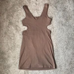 Cut out mini dress